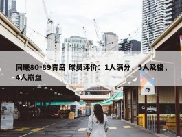 同曦80-89青岛 球员评价：1人满分，5人及格，4人崩盘