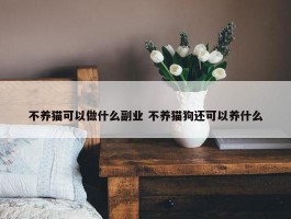 不养猫可以做什么副业 不养猫狗还可以养什么