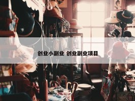 创业小副业 创业副业项目