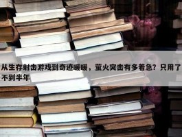 从生存射击游戏到奇迹暖暖，萤火突击有多着急？只用了不到半年