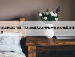 进球助球队升级，布拉德利当选北爱尔兰队内全场最佳球员