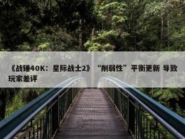 《战锤40K：星际战士2》“削弱性”平衡更新 导致玩家差评