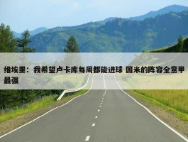 维埃里：我希望卢卡库每周都能进球 国米的阵容全意甲最强