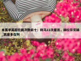 本赛季英超拦截次数前十：利马22次居首，赫拉芬贝赫_凯塞多在列