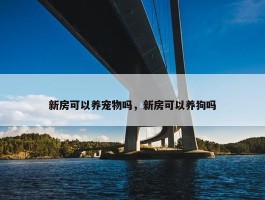 新房可以养宠物吗，新房可以养狗吗