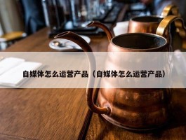 自媒体怎么运营产品（自媒体怎么运营产品）