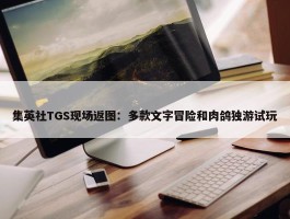 集英社TGS现场返图：多款文字冒险和肉鸽独游试玩