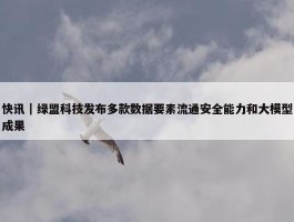 快讯｜绿盟科技发布多款数据要素流通安全能力和大模型成果