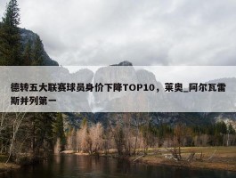 德转五大联赛球员身价下降TOP10，莱奥_阿尔瓦雷斯并列第一