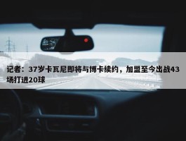 记者：37岁卡瓦尼即将与博卡续约，加盟至今出战43场打进20球