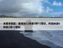 本赛季英超：曼城进11球丢3球+1零封，阿森纳进6球丢1球+3零封