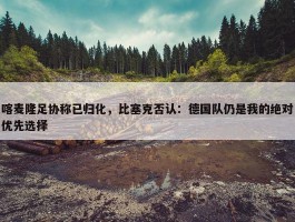 喀麦隆足协称已归化，比塞克否认：德国队仍是我的绝对优先选择