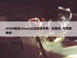 HORI推出Steam认证游戏手柄：无震动_可按键映射