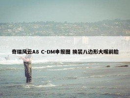 奇瑞风云A8 C-DM申报图 换装八边形大嘴前脸