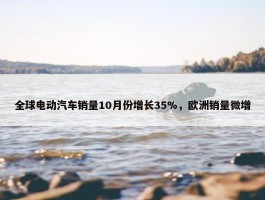 全球电动汽车销量10月份增长35%，欧洲销量微增