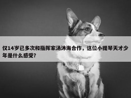 仅14岁已多次和指挥家汤沐海合作，这位小提琴天才少年是什么感受？