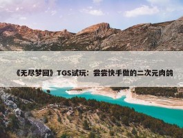 《无尽梦回》TGS试玩：尝尝快手做的二次元肉鸽