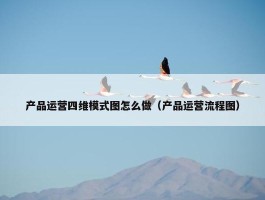 产品运营四维模式图怎么做（产品运营流程图）