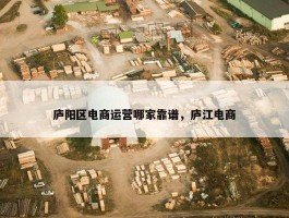 庐阳区电商运营哪家靠谱，庐江电商