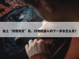 加上“双臂双足”后，扫地机器人的下一步会怎么走？