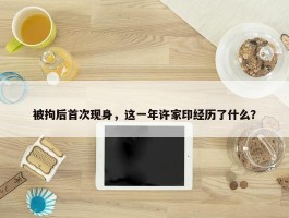 被拘后首次现身，这一年许家印经历了什么？