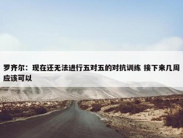 罗齐尔：现在还无法进行五对五的对抗训练 接下来几周应该可以