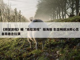 《绑架游戏》曝“危险游戏”版海报 彭昱畅胡冰卿心思各异悬念拉满