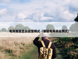 电商服装怎么运营模式（服装电商商业模式）