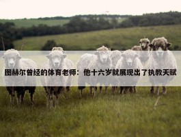 图赫尔曾经的体育老师：他十六岁就展现出了执教天赋