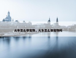 火车怎么带宠物，火车怎么带宠物吗