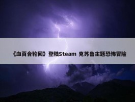 《血百合轮回》登陆Steam 克苏鲁主题恐怖冒险