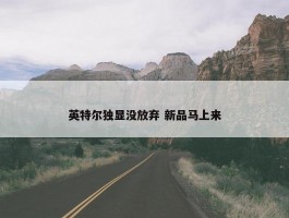 英特尔独显没放弃 新品马上来