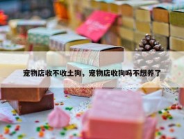 宠物店收不收土狗，宠物店收狗吗不想养了