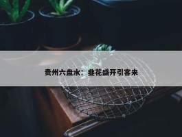 贵州六盘水：韭花盛开引客来