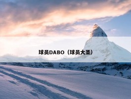 球员DABO（球员大圣）