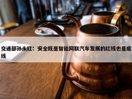 交通部孙永红：安全既是智能网联汽车发展的红线也是底线