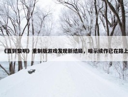 《直到黎明》重制版游戏发现新结局，暗示续作已在路上