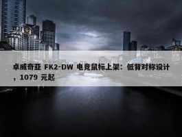 卓威奇亚 FK2-DW 电竞鼠标上架：低背对称设计，1079 元起