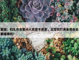 董路：归化你也要问人家愿不愿意，王楚钦打再差他会去柬埔寨吗？