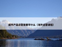 国外产品运营需要学什么（海外运营课程）