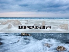 世预赛印尼队爆冷战胜沙特