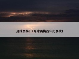 足球员梅c（足球员梅西年纪多大）