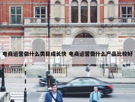 电商运营做什么类目成长快 电商运营做什么产品比较好