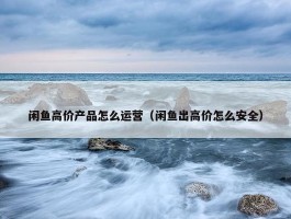 闲鱼高价产品怎么运营（闲鱼出高价怎么安全）