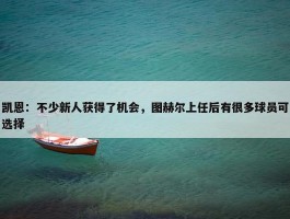 凯恩：不少新人获得了机会，图赫尔上任后有很多球员可选择