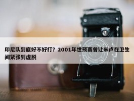 印尼队到底好不好打？2001年世预赛曾让米卢在卫生间紧张到虚脱