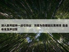 湖人新秀超神一战引热议：浓眉为他要回比赛用球 詹皇布克发声狂赞