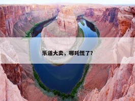 乐道大卖，哪吒慌了？