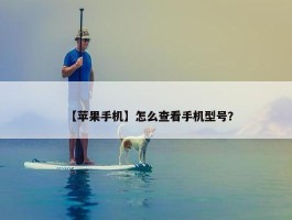 【苹果手机】怎么查看手机型号？