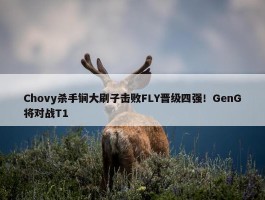 Chovy杀手锏大刷子击败FLY晋级四强！GenG将对战T1